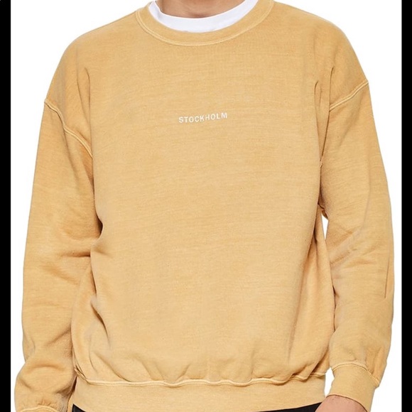 topman yellow hoodie